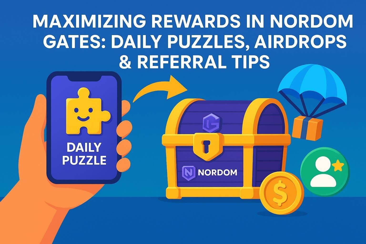 Maximizing Rewards in Nordom Gates