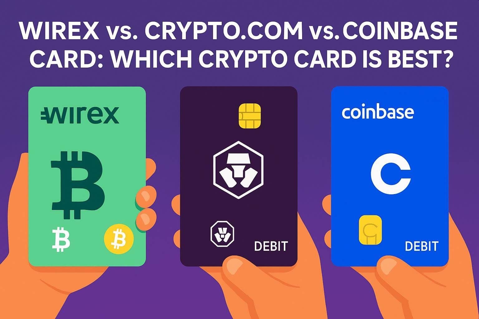 Wirex vs. Crypto.com vs. Coinbase Card
