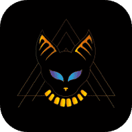 dark cat icon